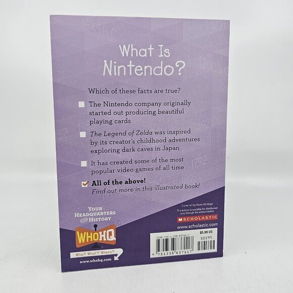WhoHQ What Is Nintendo & What Was Books Lot of 15 Paperback Gina Shaw 2022 - Picture 16 of 16
